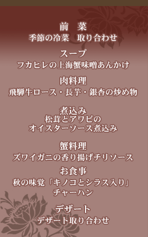 �L�O���v�������j���[10,500�~